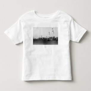 Camiseta Infantil Esportes Eskimo no carrinho de mão, fotografia de