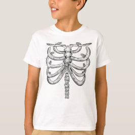 Camiseta Infantil Esqueleto Halloween (Frente)