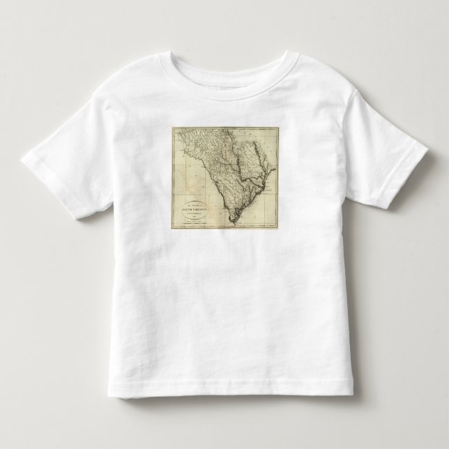 Camiseta Infantil Estado de South Carolina (Frente)