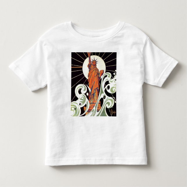 Camiseta Infantil Estátua da Liberdade (Frente)