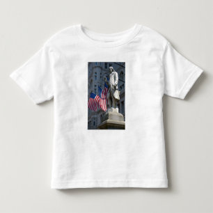 Camiseta Infantil estátua de Benjamin Franklin em Washington, DC