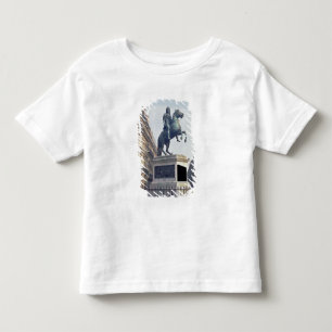 Camiseta Infantil Estátua equestre do rei Louis XIV (1816-22) (bro