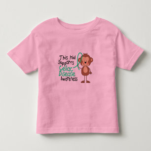 Camiseta Infantil Este miúdo apoia a consciência da doença celía
