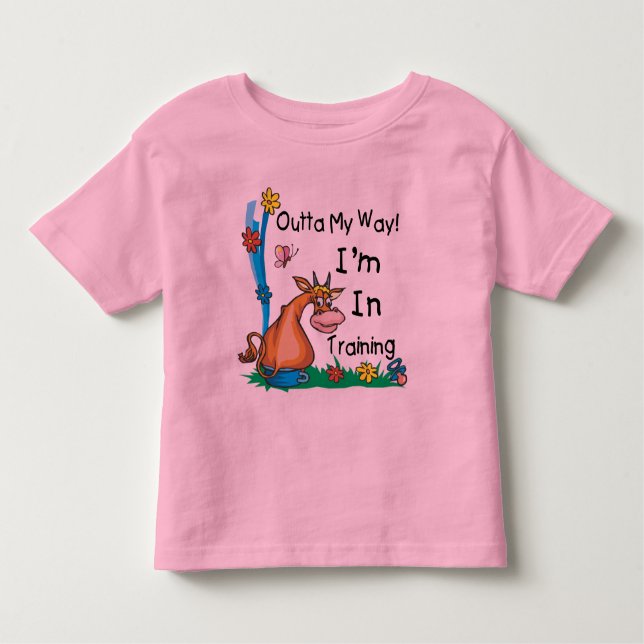 Camiseta Infantil Estou em treinamento (Frente)