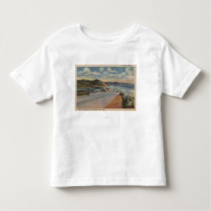 Camiseta Infantil Estrada 101 na costa de Califórnia ViewState