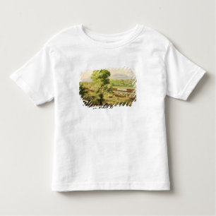 Camiseta Infantil Estrada de ferro no vale de México, 1869