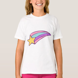 Camiseta Infantil Estrela Cadente – Linda Desejo d