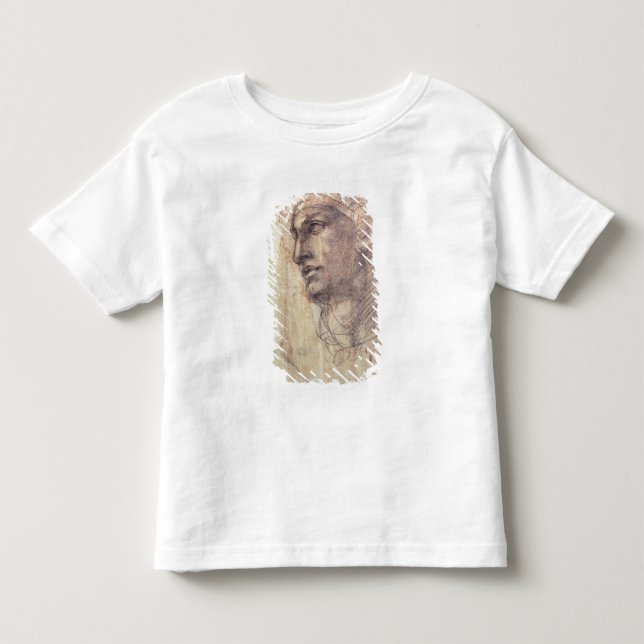 Camiseta Infantil Estudo de uma cabeça (Frente)