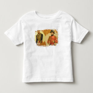 Camiseta Infantil Estudos do uniforme real da artilharia do cavalo,