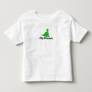 Camiseta Infantil Eu Adoro Dinossauros