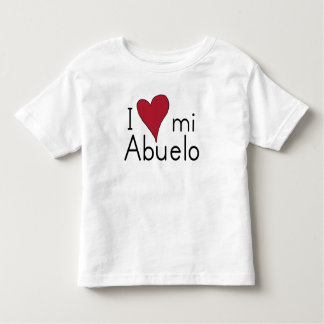 Camiseta Infantil Eu amo meu Abuelo