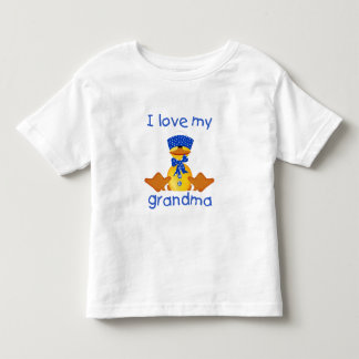 Camiseta Infantil Eu amo minha avó (garoto patinho)