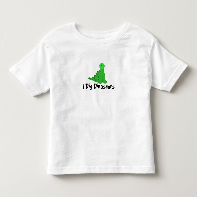 Camiseta Infantil Eu Canto Dinossauros (Frente)