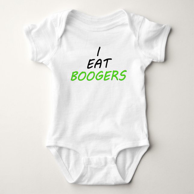 Camiseta Infantil Eu Como Bocas Do Nariz (Frente)