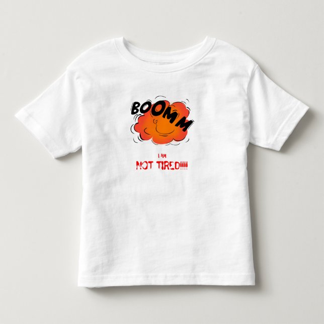 Camiseta Infantil Eu não sou T CANSADO (Frente)