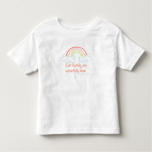 Camiseta Infantil Eu sou feito temìvel e maravilhosamente