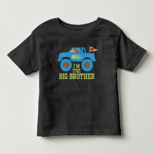 Camiseta Infantil Eu sou o monster truck do big brother