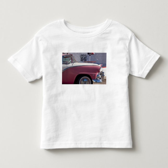 Camiseta Infantil EUA, Arizona, Williams. Cidade da Rt. 66, década d (Frente)