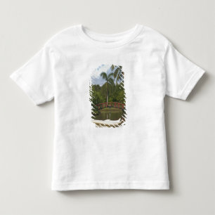 Camiseta Infantil EUA, Havaí, Kauai, Jardim do Luau da Família Smith
