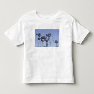 Camiseta Infantil EUA, TEXAS, Lubbock: Centro de Energia Eólica Amer