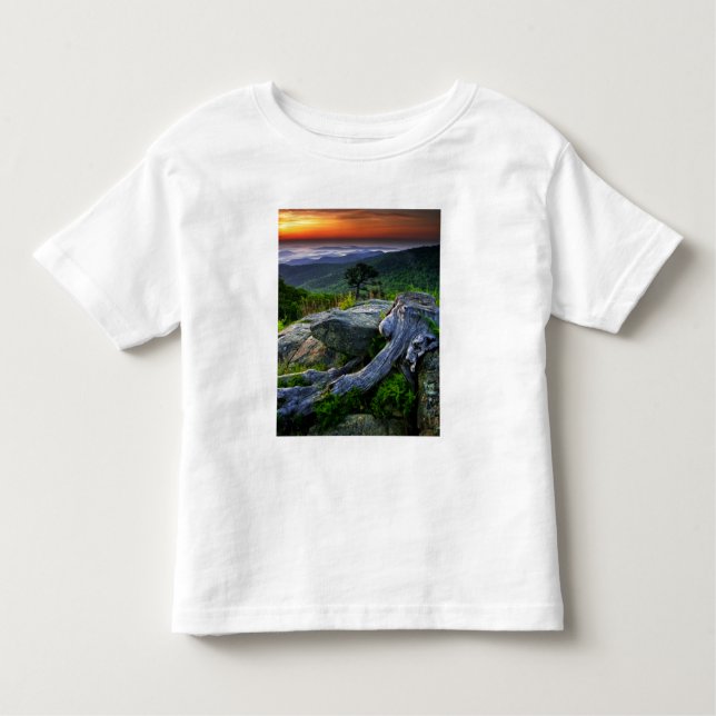 Camiseta Infantil EUA, Virginia, Shenandoah National Park. (Frente)