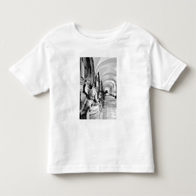 Camiseta Infantil Europa, Áustria, Salzburgo. Cherub e monumento 2 (Frente)