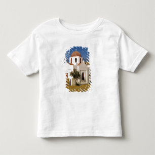 Camiseta Infantil Europa, Grécia, Mykonos. As redes de pesca secam 