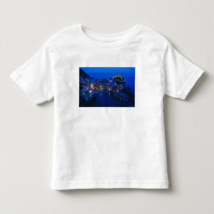 Camiseta Infantil Europa, Itália, Cinque Terre, Vernazza. Encosta