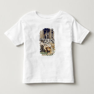 Camiseta Infantil Europa, Itália, Roma. Moedas espalhadas no fundo d