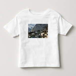 Camiseta Infantil Europa, Itália, Valle d'Aosta, COURMAYEUR: Cidade