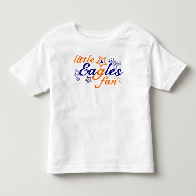 Camiseta Infantil Fã pequeno de Eagles (Frente)