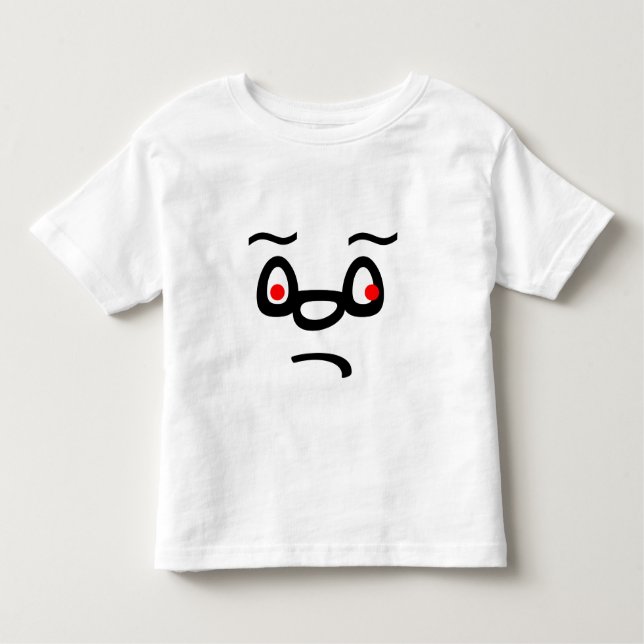 Camiseta Infantil Face Triste (Frente)