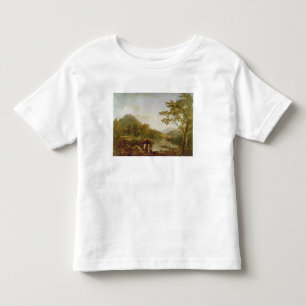Camiseta Infantil Farelo do Dinas de Llangollen, 1770-71 (óleo em