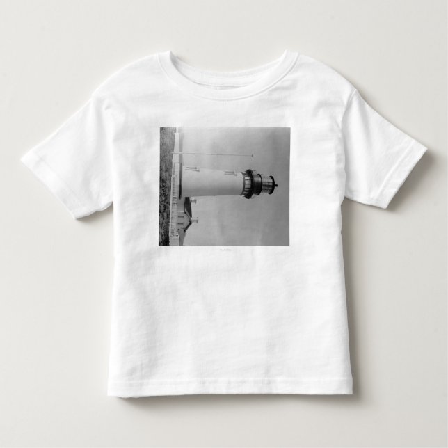 Camiseta Infantil Farol de Newport, Oregon no cabo Fowlweather (Frente)