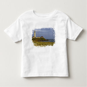 Camiseta Infantil Farol em Pigeon Point State Beach em San