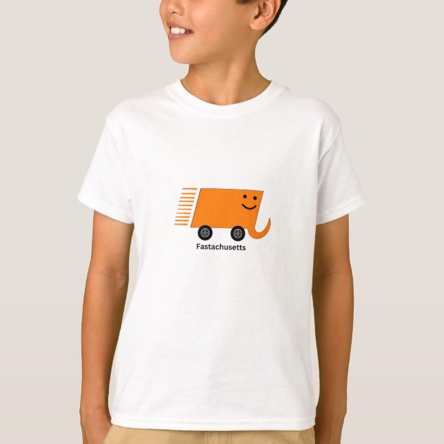 Camiseta infantil Fastachusetts Massachusetts (Frente)