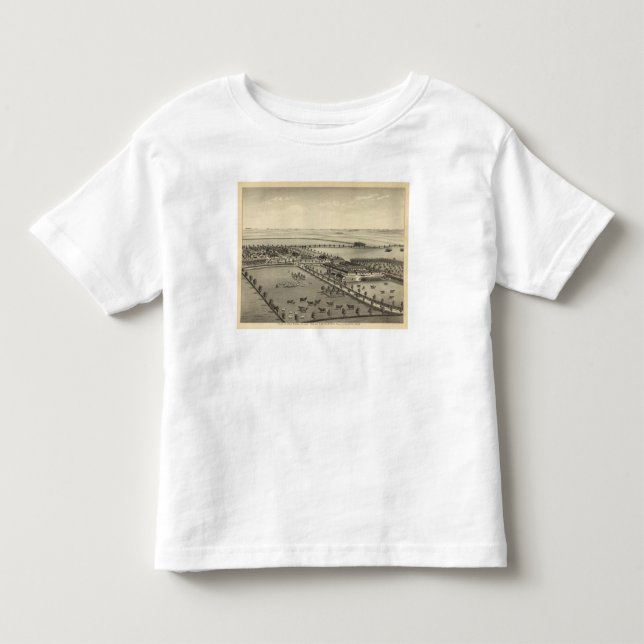 Camiseta Infantil Fazendas de Turlington, Nebraska (Frente)