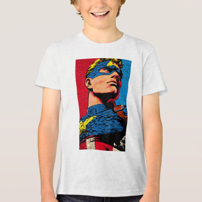 Camiseta Infantil Feliz 4 de Julho – camiseta da B (Frente)