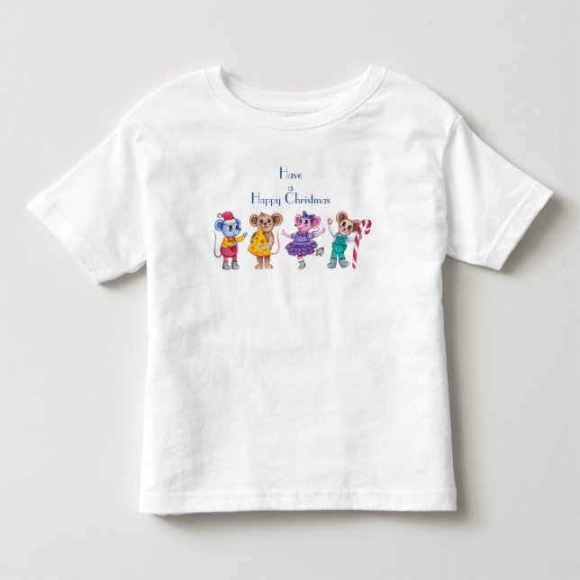 Camiseta Infantil “Feliz Natal” (Frente)