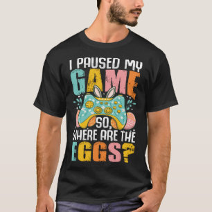 Camiseta infantil Feliz Páscoa para meninos e meni
