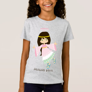 Camiseta Infantil Feminina em Jersey Fina