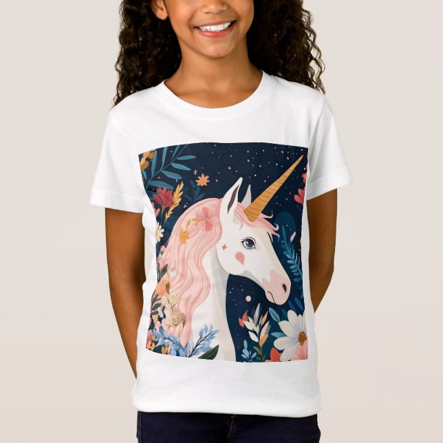 Camiseta Infantil Feminina em Jersey Fina (Frente)