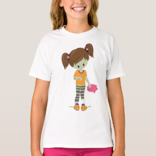 Camiseta Infantil Feminina Hanes TAGLESS®