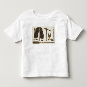 Camiseta Infantil Ferramentas de Tahitian e instrumentos