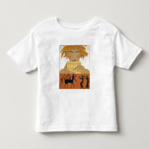 Camiseta Infantil Filtre o gaiteiro, ilustração de "Les Mythes" po