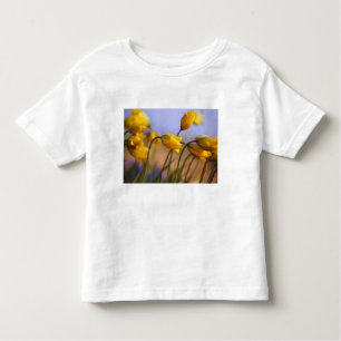 Camiseta Infantil Fim-acima dos daffodils
