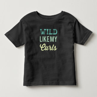 Camiseta Infantil Fofa Como Meus Cachos Selvagens