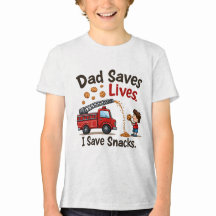 Camiseta Infantil Fofa de Combate a Incêndio com C