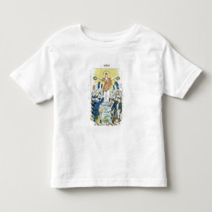 Camiseta Infantil folha lírica para uma canção dedicada ao