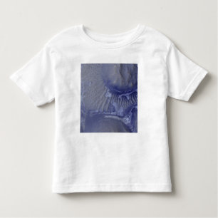 Camiseta Infantil Formação de Noctis Labyrinthus em Marte